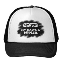 My Dad's a Ninja Mesh Hat
