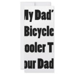 My Dad's Bicycle Is Cooler Than Your Dad's rack cards
