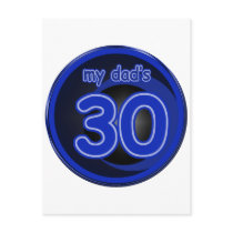My Dad's is 30