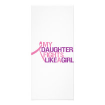 my daughter fights like a girl custom rack cards