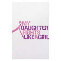 my daughter fights like a girl stationery design
