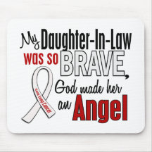 My Daughter-In-Law Is An Angel Lung Cancer Mousepads
