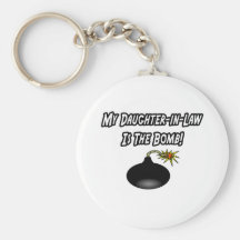 My Daughter-In-Law Is The Bomb Keychain