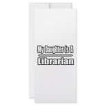 My Daughter Is A Librarian rack cards