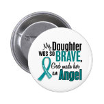 My Daughter Is An Angel 1 Ovarian Cancer Pins
