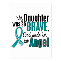 My Daughter Is An Angel 1 Ovarian Cancer Post Card