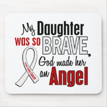 My Daughter Is An Angel Lung Cancer Mousepad