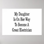 My Daughter Is On Her Way To Become A Great Electr posters