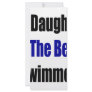 My Daughter Is The Best Swimmer Personalized Rack Card