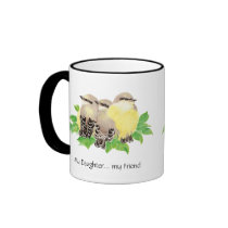 My Daughter... my Friend- cuddling Birds Coffee Mug
