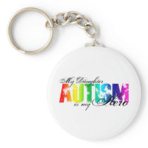 My Daughter My Hero - Autism Keychain