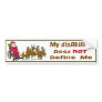 my disability does not bumper sticker