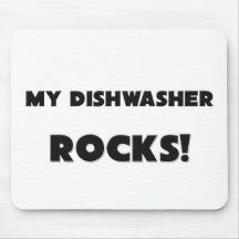 MY Dishwasher ROCKS! Mouse Pads