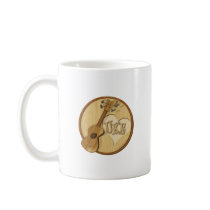 My Dog Has... A Jumpin' Flea/ Heart Uke Coffee Mug