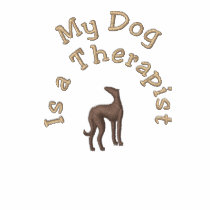 My  Dog is a Therapist Embroidered Polo Shirt