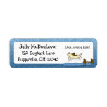 My Dog Loves Dock Jumping Return Address Label