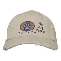 My Dog Rocks Embroidery on Hat