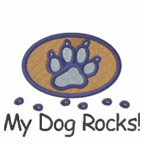 My Dog Rocks Embroidery on Shirt