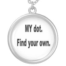 MY dot. Find your own! Corps marching band Necklace