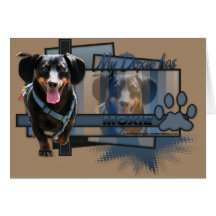 My Doxie Has Moxie Card