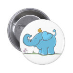 my elephant and me. pinback button