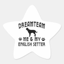My English Setter Dog Stickers