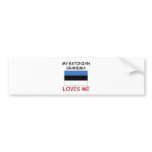 My Estonian Grandma Loves Me bumper stickers