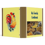 My Family Cookbook Vinyl Binders
