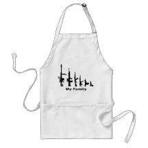 My Family (I Love Guns) Apron
