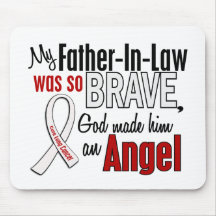 My Father-In-Law Is An Angel Lung Cancer Mouse Pad