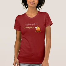 My favorite perfume is campfire Camping Hiking T Shirts