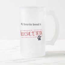 My Favourite Breed Is Rescued Coffee Mug