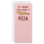 My Favourite Food Group is Pizza rack cards