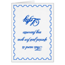 My Favourite Lefty Greeting Card