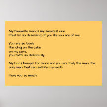 My favourite man print