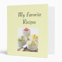 My Favourite Recipes Binder