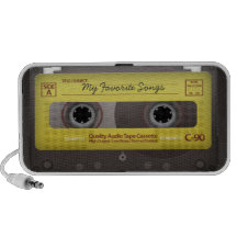 My Favourite Songs Cassette Tape Case Cover Travel Speaker