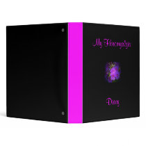 My Fibromyalgia Diary-Binder-Flower Design