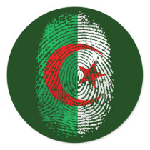 My fingerprint is 100% Algerian Tees and gear Sticker