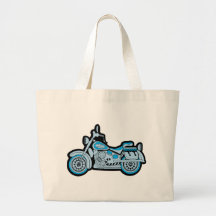 My First Blue Motorcycle Bags
