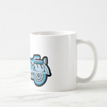 My First Blue Motorcycle Mugs