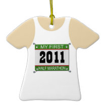 My First Half Marathon - 2011 ornaments