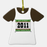 My First Half Marathon - 2011 Ornament