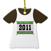 My First Half Marathon - 2011 ornaments