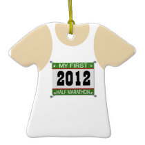 My First Half Marathon - 2012 ornaments
