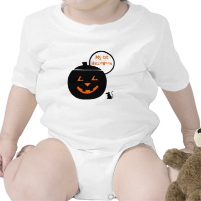 My First Halloween Creeper Tee Shirt by ldcreative