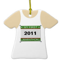 My First Marathon - Customizable ornaments