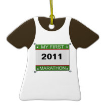 My First Marathon - Customizable ornaments