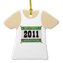 My First Marathon Singlet - 2011 ornaments