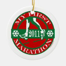 My First Marthon - 2011 Christmas Tree Ornaments